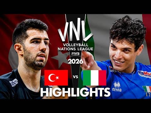 Türkiye 🇹🇷 vs Italy 🇮🇹 | Highlights | Men's VNL 2026