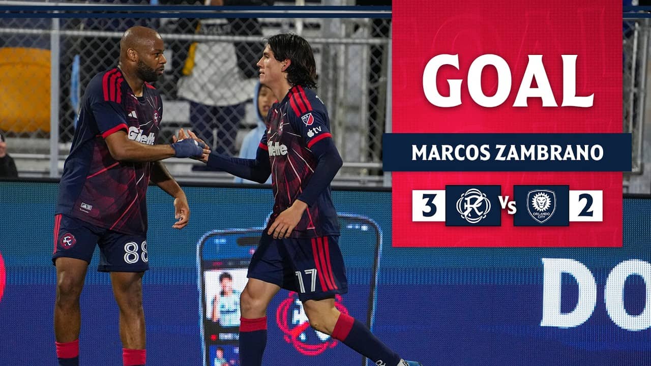 GOAL: Zambrano's first goal with the Revs!!
