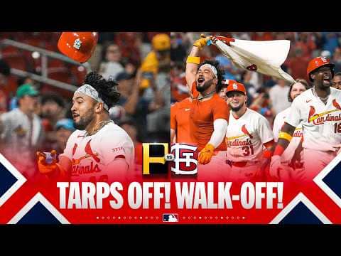 TARPS OFF! WALK-OFF! Homer from Iván Herrera wins it in extras for Cardinals 💥 | MLB Highlights