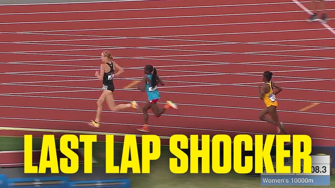 Last lap kick leads to 10k upset at NCAA Championships