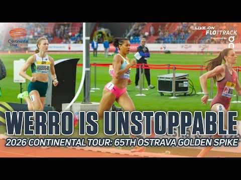 Audrey Werro SHATTERS Women's 800m Meet Record | 2026 Continental Tour 65th Ostrava Golden Spike