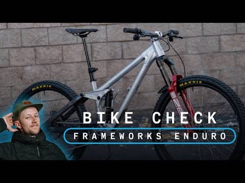 Liam's Frameworks Enduro Bike Check - Rare, US Made, Racer Designed Enduro MTB