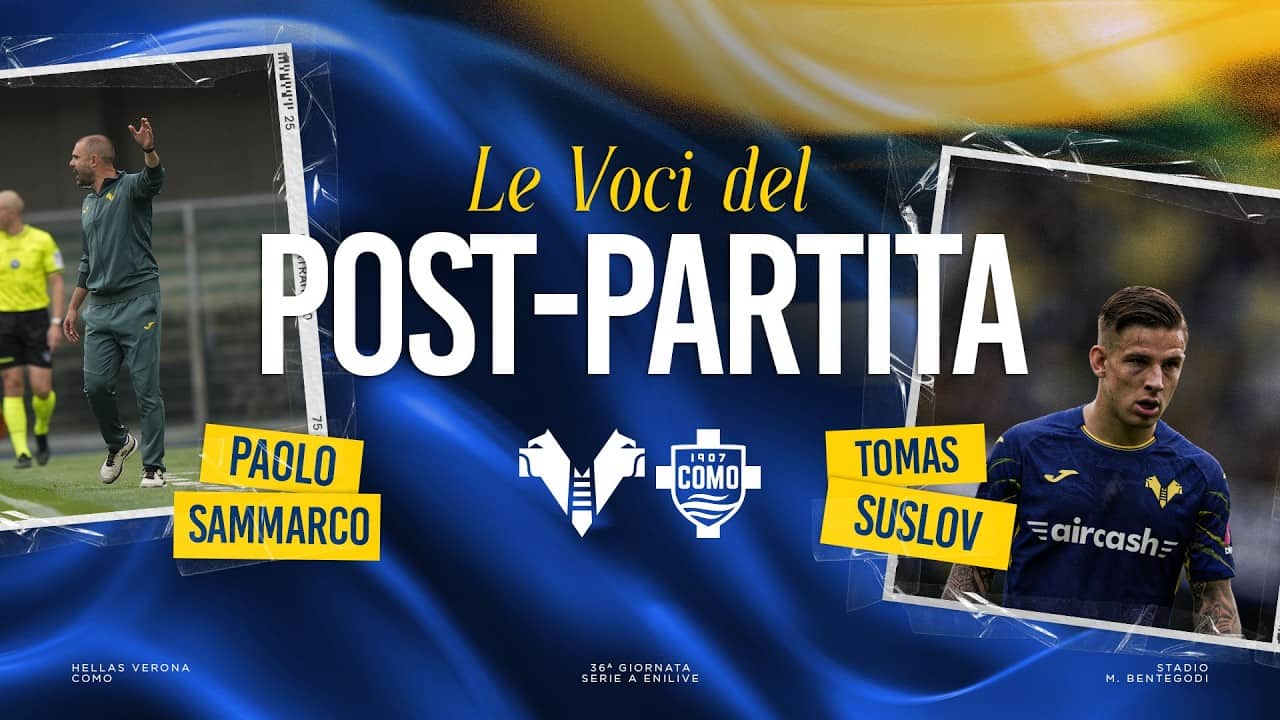 Serie A Enilive 2025/26 | Le voci del post partita: Suslov e Sammarco