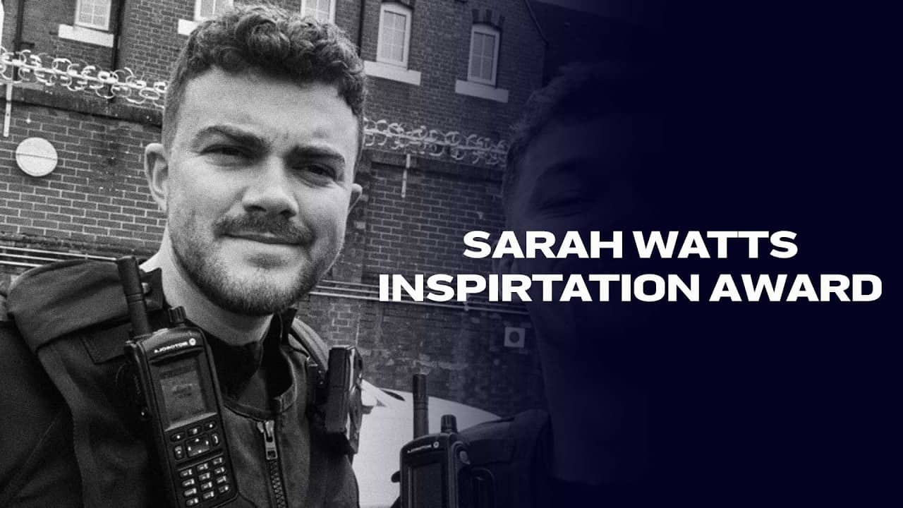 Bradley Corke wins the Sarah Watts Inspiration Award