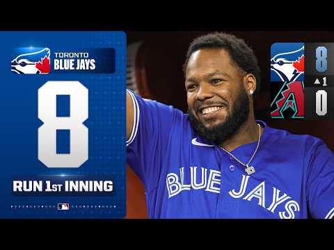 WHAT A START! The Blue Jays score EIGHT RUNS in the top of the 1st inning! π€―π€©