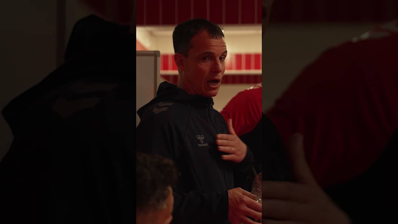 Régis’ full-time message to the Lads 🥰