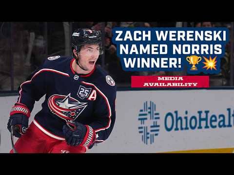 NORRIS TROPHY SECURED! ๐ Zach Werenski Reflects on Winning the NHL's Top Defenseman Award๐ฅ