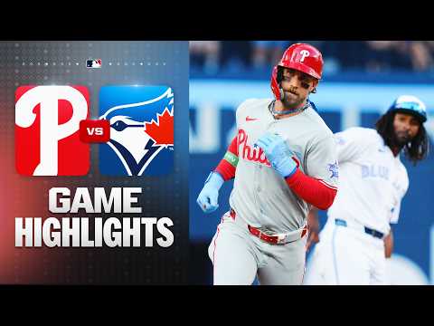 Phillies vs. Blue Jays Game Highlights (6/10/26) | MLB Highlights