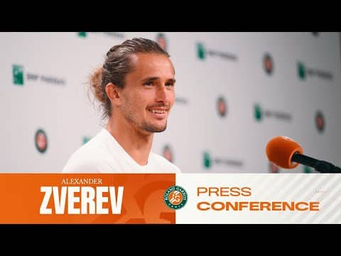 Alexander Zverev | Round 4 Press conference | Roland-Garros 2026