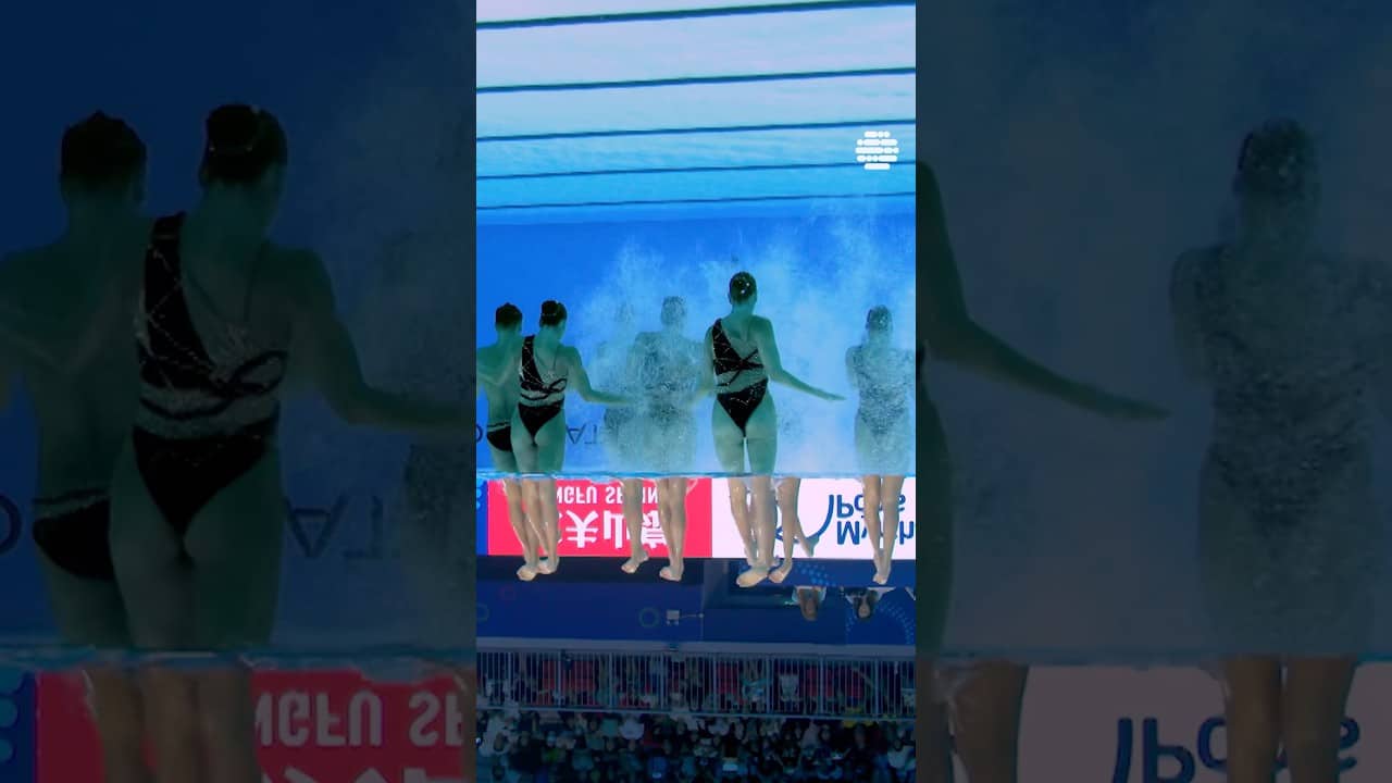 Artistic Swimming: but make it upside down π #artisticswimming #upsidedown #water