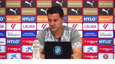 Roda de Premsa de Míchel Sánchez, prèvia al partit del GIRONA FC vs ELCHE CF