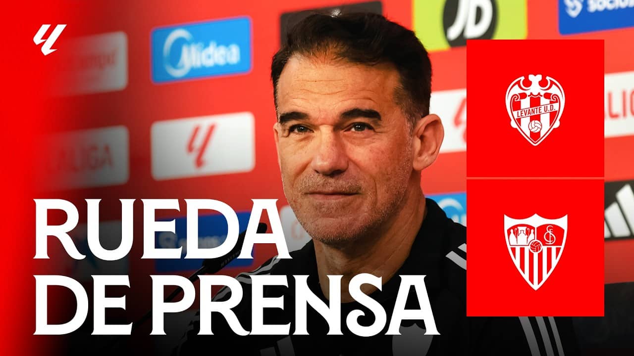 Rueda de prensa de Luis García Plaza en la previa del #LevanteSevilla 📡 EN DIRECTO