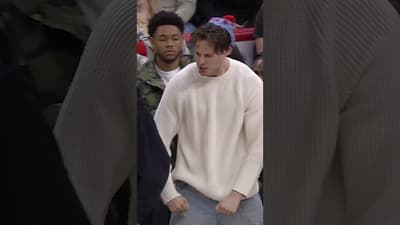 Leonard Miller's dunk had the bench HYPED 🗣️ #chicagobulls #nba #highlights #mustwatch #dunk