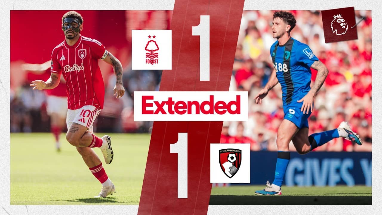 Nottingham Forest 1-1 AFC Bournemouth | Premier League | Extended Highlights 🎬