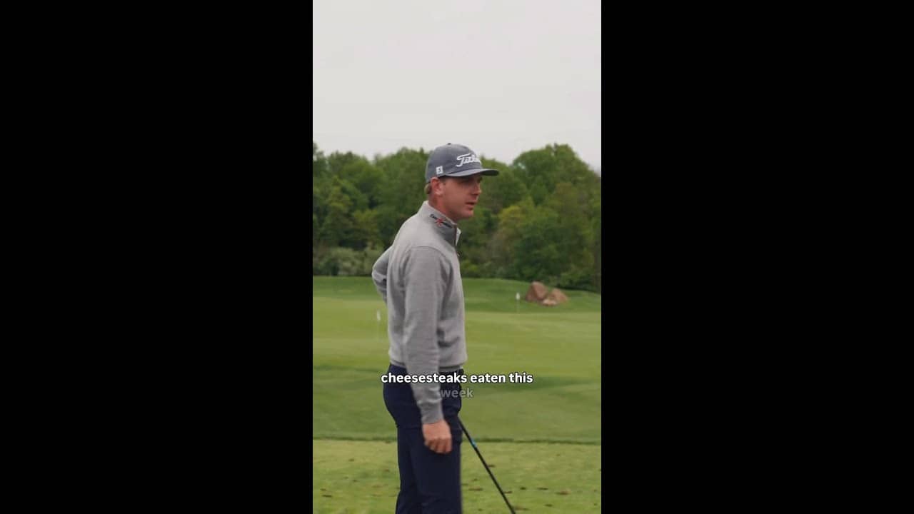 Mini drivers and cheesesteaks. Just Aronimink things.