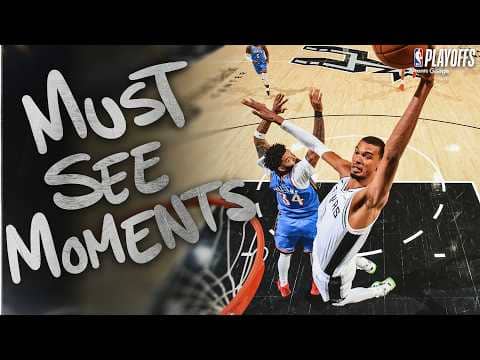 Victor Wembanyama's Most ELECTRIC Plays of the Postseason π₯