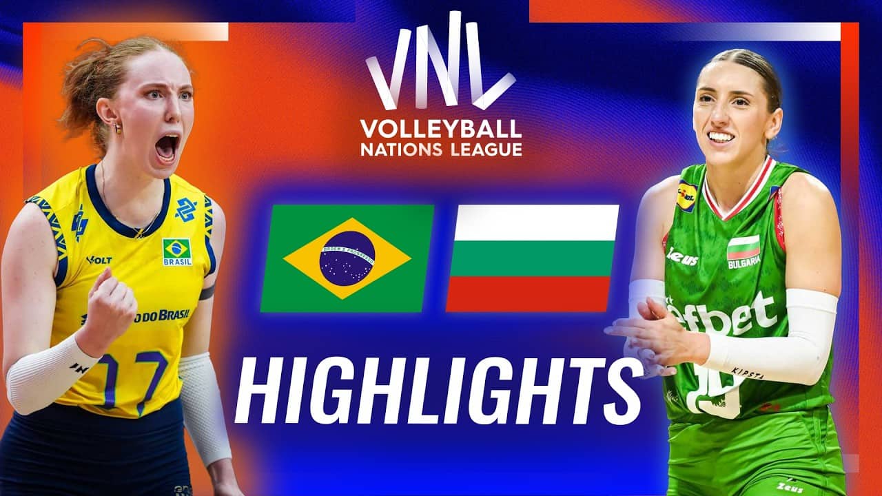 Brazil π§π· vs. Bulgaria π§π¬ - Highlights | Week 1 | Women's VNL 2026
