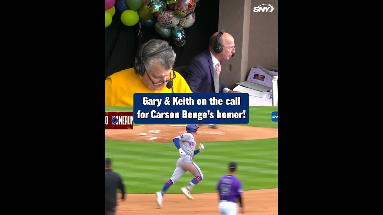 "Carson Benge breaks the ice with his third home run of the season!" Gary and Keith on the call ๐