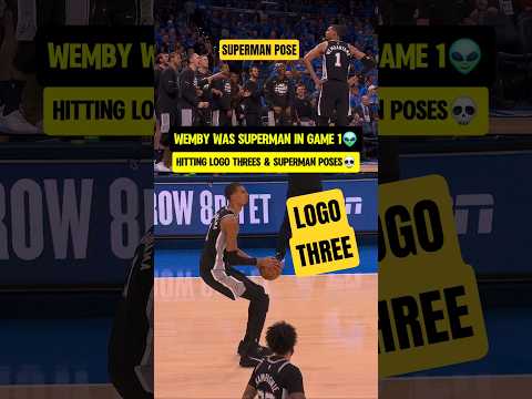 Wemby turned into Superman in Game 1🦸♂️