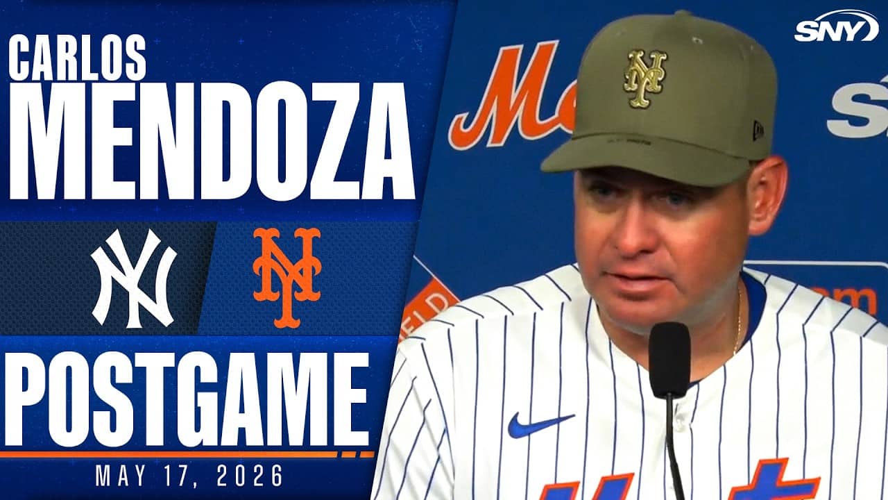 Carlos Mendoza on Mets' heroics en route to Subway Series victory over Yankees