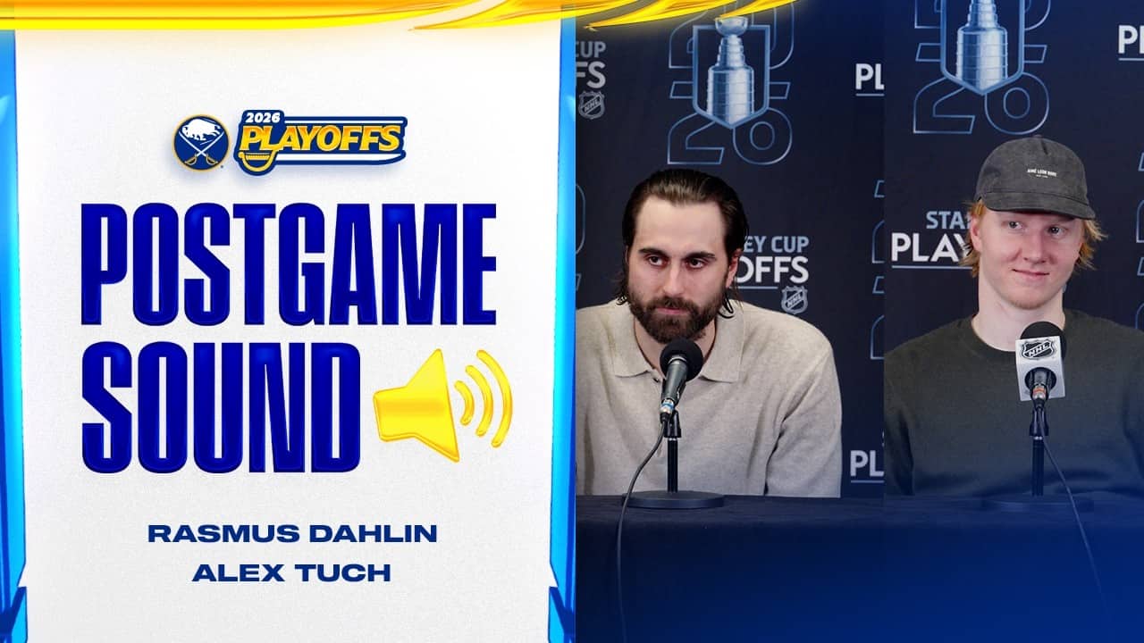 Alex Tuch & Rasmus Dahlin Spoke To The Media After Game 6 Win Over Boston | Buffalo Sabres Playoffs