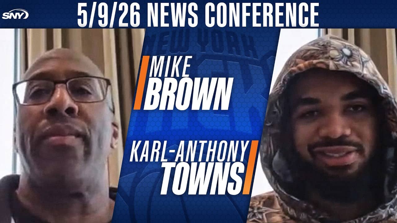 Karl-Anthony Towns and Mike Brown discuss what Knicks need to do to close out the Sixers in Game 4