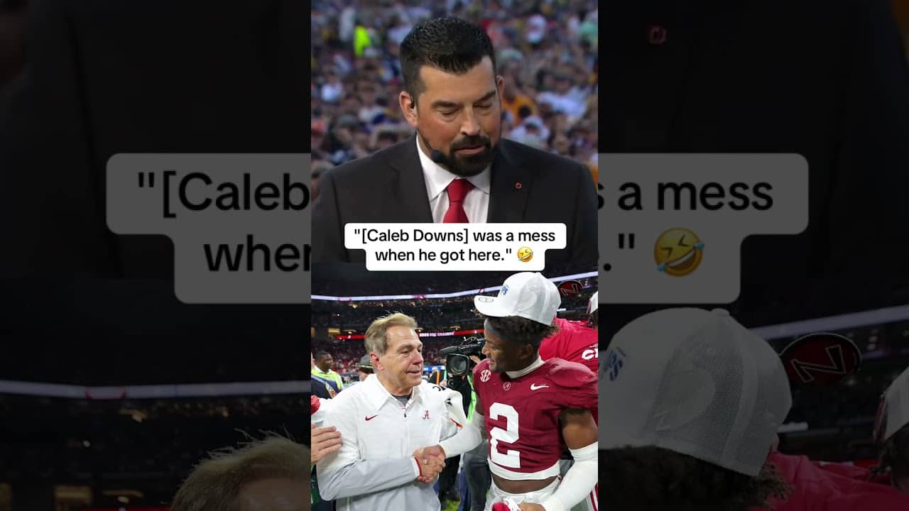 Ohio State coach Ryan Day had jokes for Coach Saban about the former Alabama transfer 😅