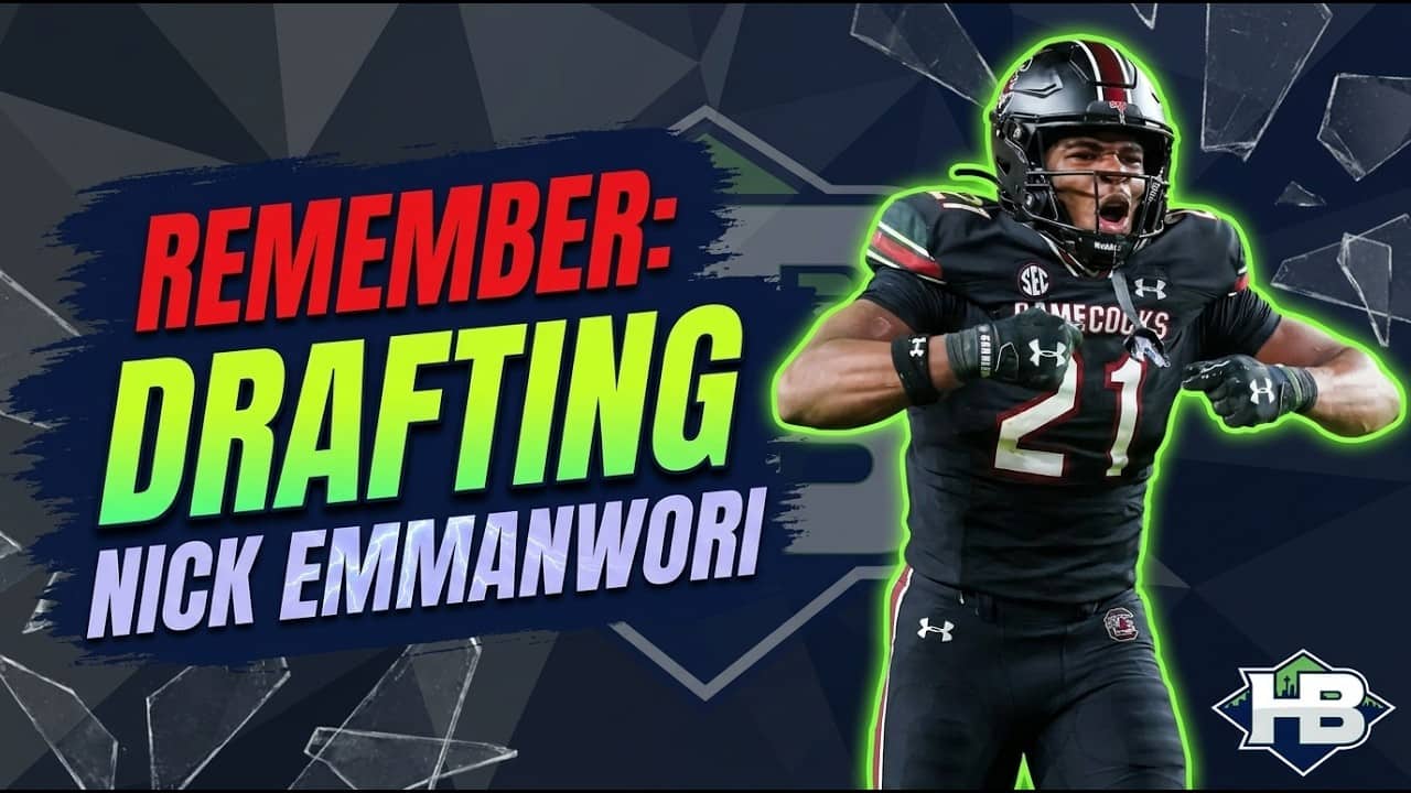 LIVE REACTION! The Seahawks draft a Demon😈—NICK EMMANWORI