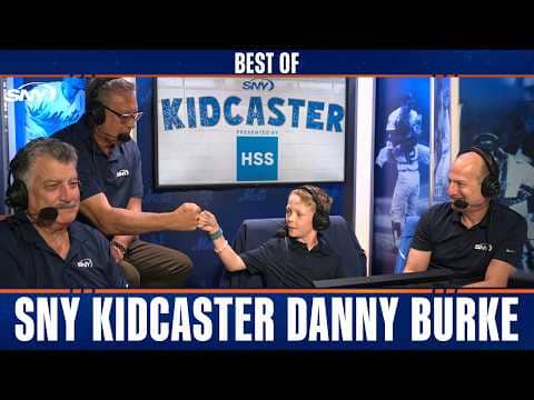 Best of SNY Kidcaster Danny Burke's debut in the booth