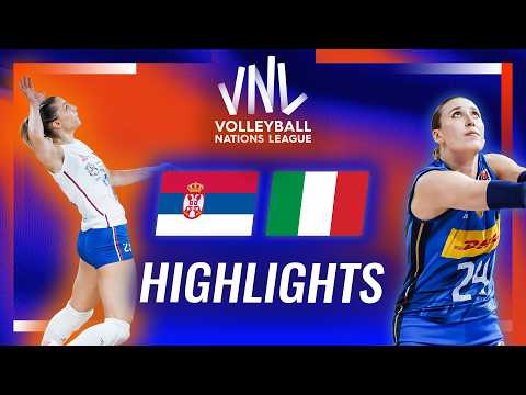 Serbia 🇷🇸 vs. Italy 🇮🇹 - Highlights | Week 2 | Women's VNL 2026