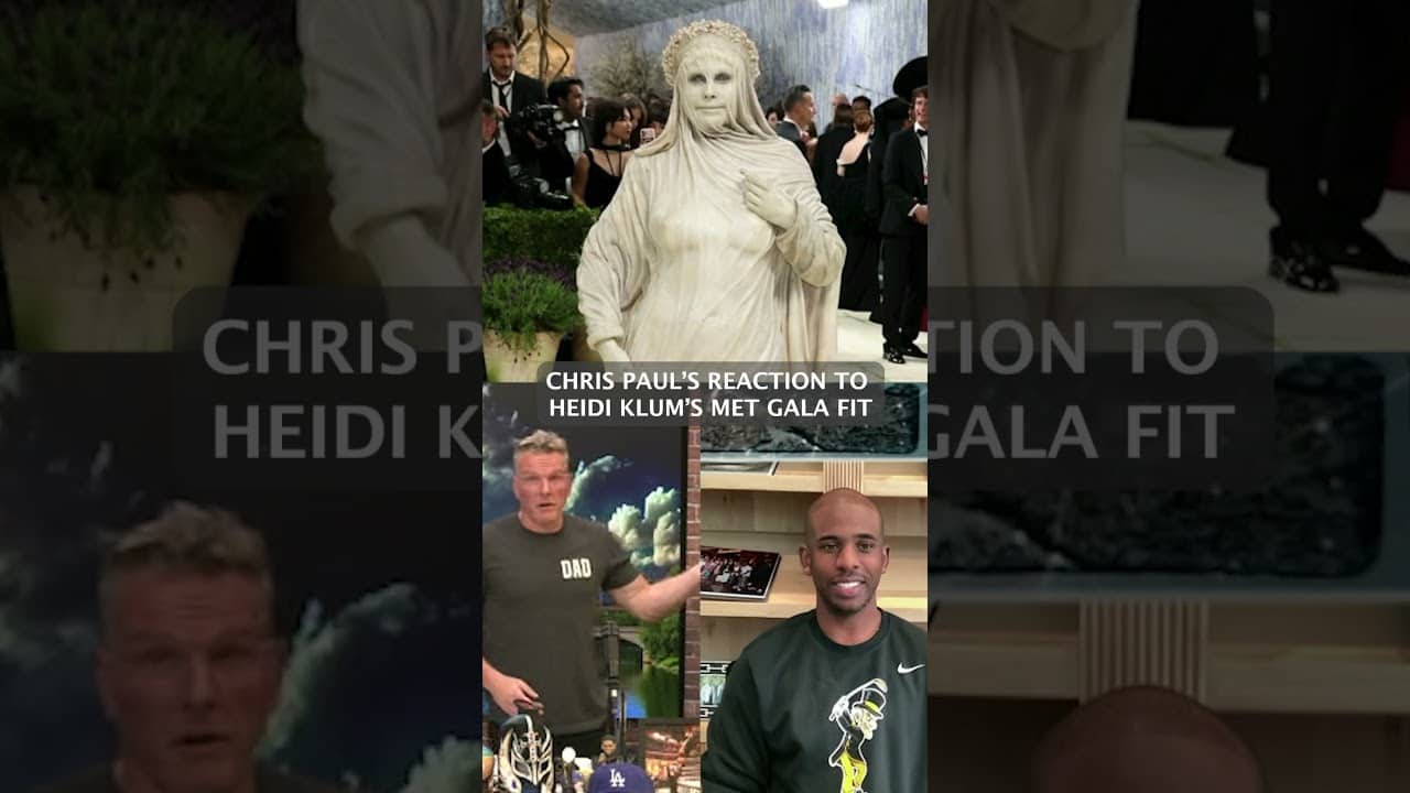 Chris Paul didn't know this was Heidi Klum ๐ญ