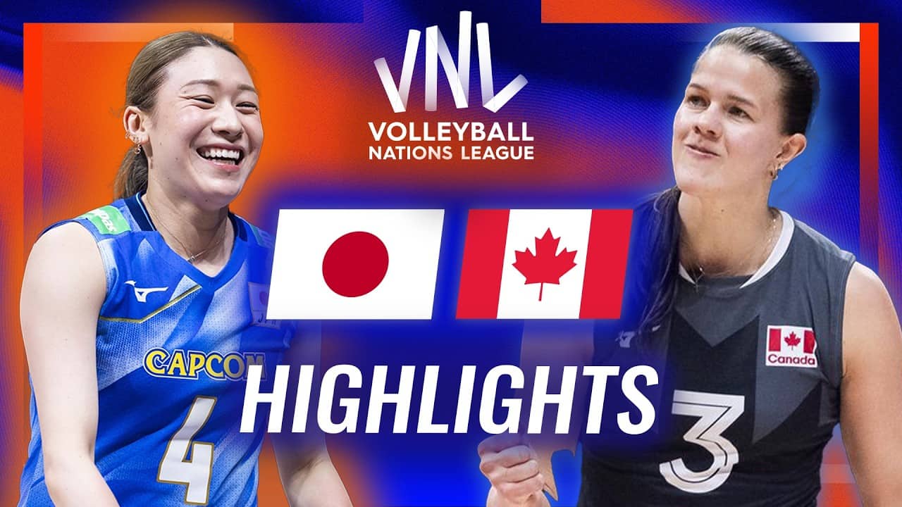 Japan π―π΅ vs. Canada π¨π¦ - Highlights | Week 1 | Women's VNL 2026