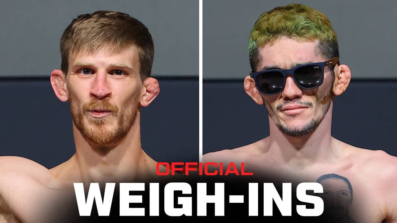 Allen vs Costa Weigh-Ins | UFC Vegas 117