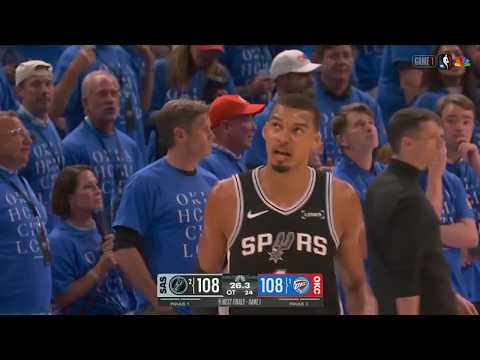 WEMBY TAKEOVER š„ SPURS TAKE GAME 1 OF THE WCF IN DOUBLE OVERTIME | NBA on ESPN
