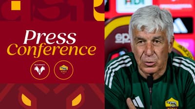 🟨 LIVE 🟥 LA CONFERENZA STAMPA DI GIAN PIERO GASPERINI ALLA VIGILIA DI VERONA-ROMA