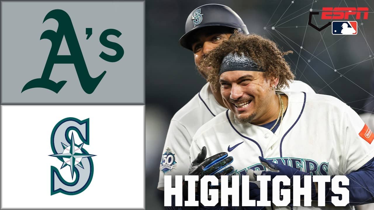 WALK-OFF HIT DELIVERED ๐ Athletics vs. Seattle Mariners | Full Game Highlights | ESPN MLB