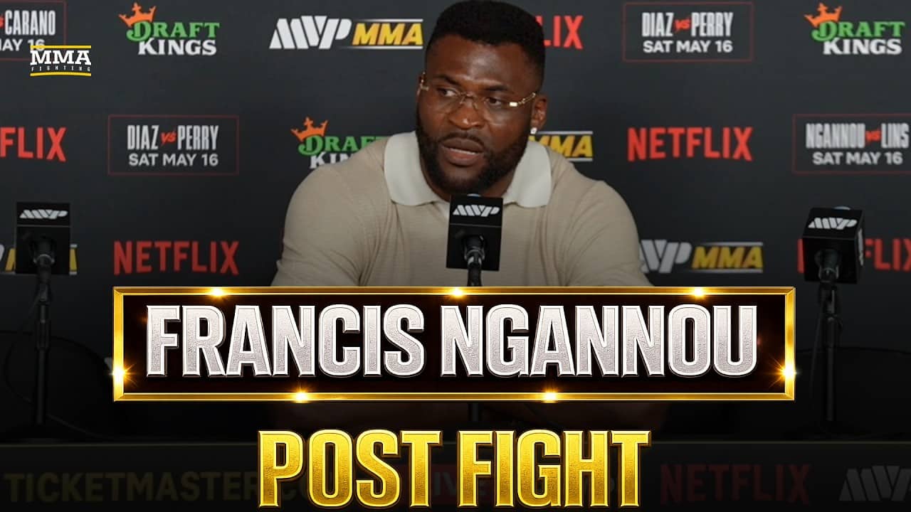 Francis Ngannou Responds To Jon Jones Callout, KO Win Over Philipe Lins | Rousey vs Carano