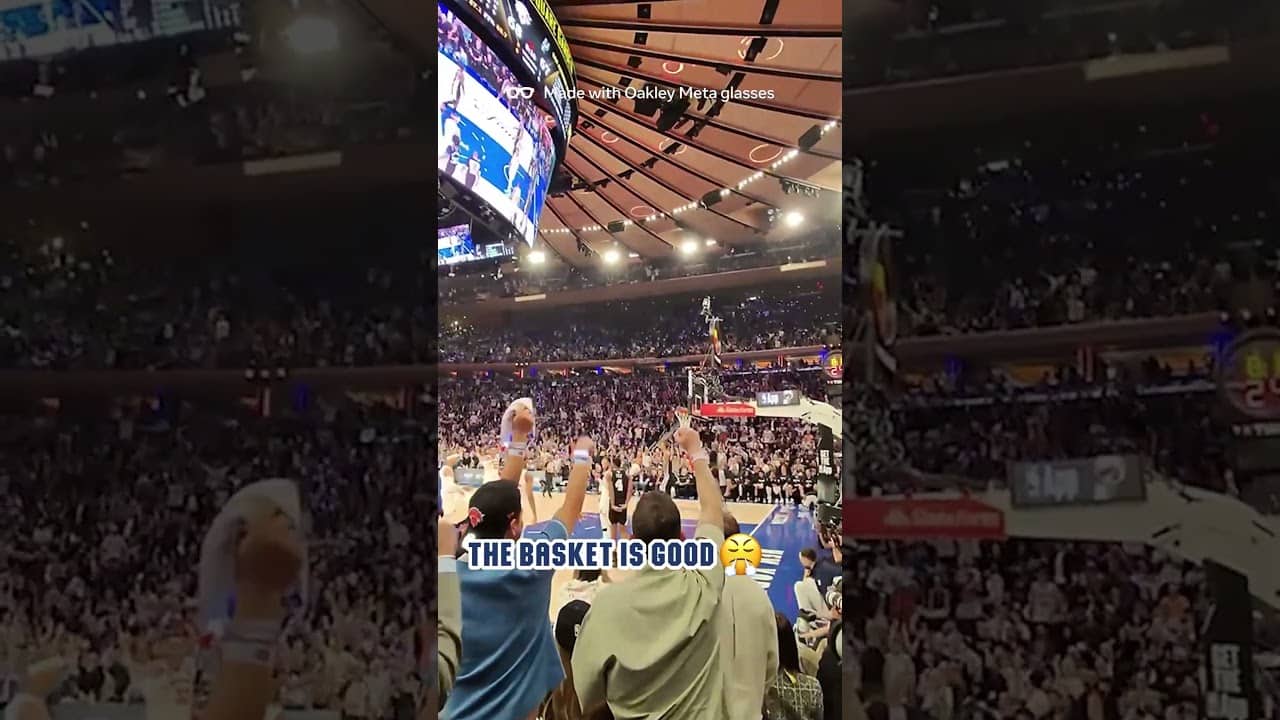 COUNT IT. #nba #nyknicks #nbaplayoffs