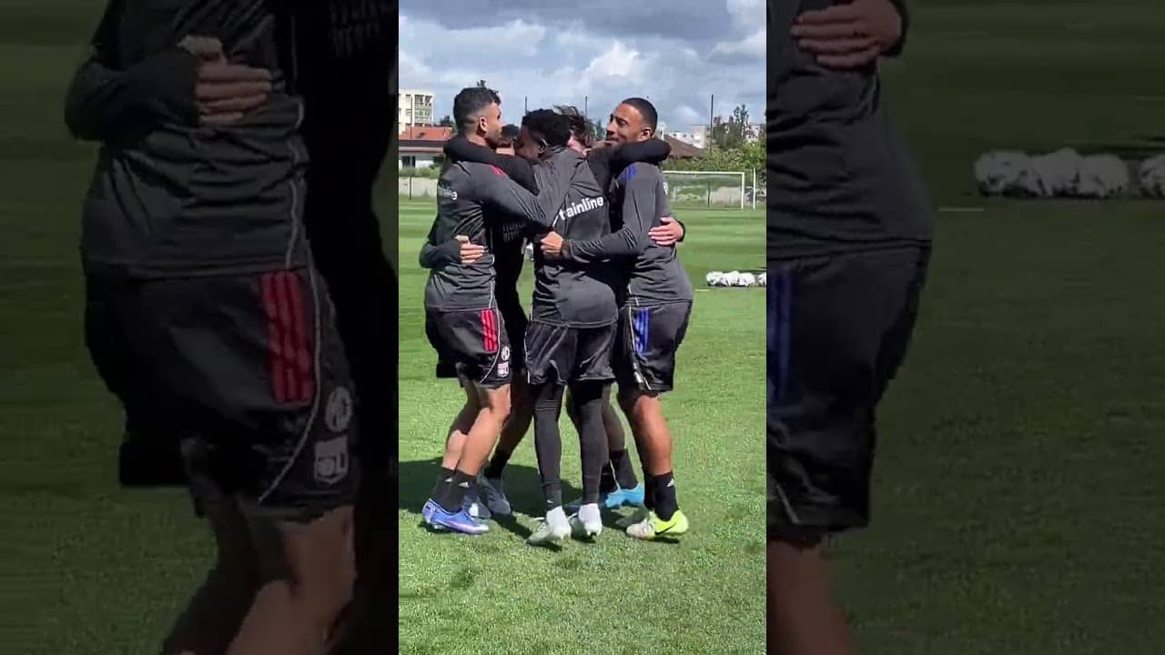 Retour sur le dernier entraînement de la saison ⚽ #ol #olympiquelyonnais