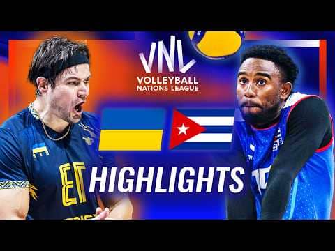 Ukraine πΊπ¦ vs. Cuba π¨πΊ - Highlights | Week 1 | Men's VNL 2026