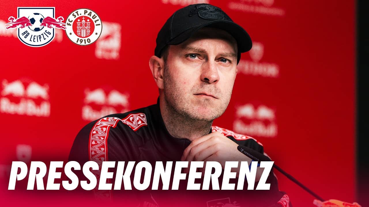 LIVE π΄ Pressekonferenz nach RB Leipzig - FC St. Pauli | Bundesliga