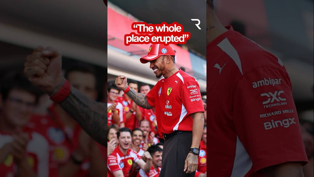 Hamilton's 1st Ferrari win - how F1 reacted π