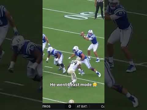 No one was going to stop him 💪 #dukebluedevils #accfootball #collegefootball