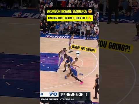 Brunson COOKED him OMG 😱