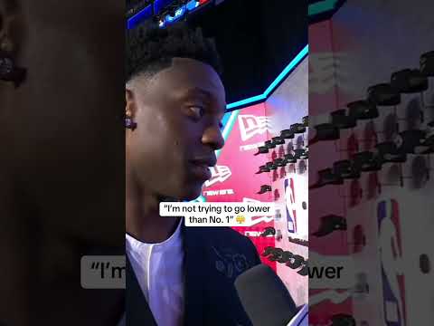 AJ Dybantsa is confident heading into NBA draft night π