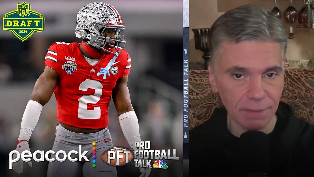 Cowboys trade up for defensive help with Caleb Downs at No. 11 | Pro Football Talk | NFL on NBC
