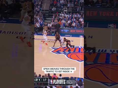 Donovan Mitchell was too shifty on this play 🕷️
