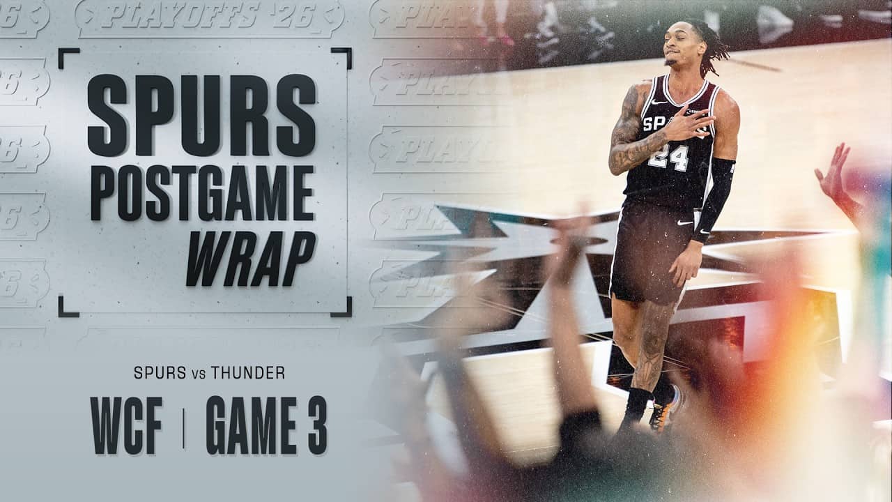 Spurs Postgame Wrap LIVE | WCF Game 3 Reaction, OKC Takes 2-1 Series Lead