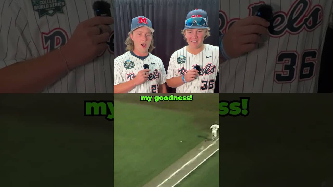 Ole Miss watches footage of Coach Bianco at 1989 MCWS πΊ #shorts