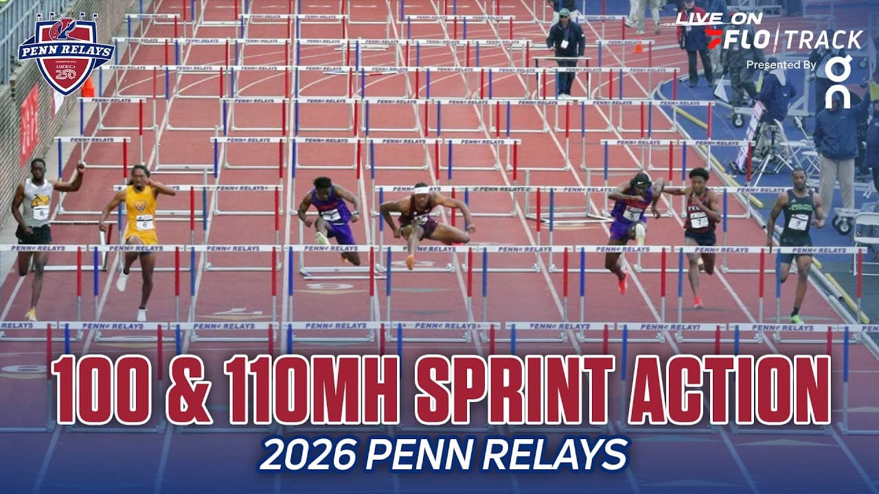 EXPLOSIVE Sprint Action Dominates With College 100m & 110mH Heats At The 2026 Penn Relays